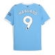 Maillot de foot Manchester City Erling Haaland #9 Domicile vêtements 2025-26 Manches Courtes Maillot de foot Manchester City Erling Haaland #9 Domicile vêtements 2025-26 Manches Courtes
